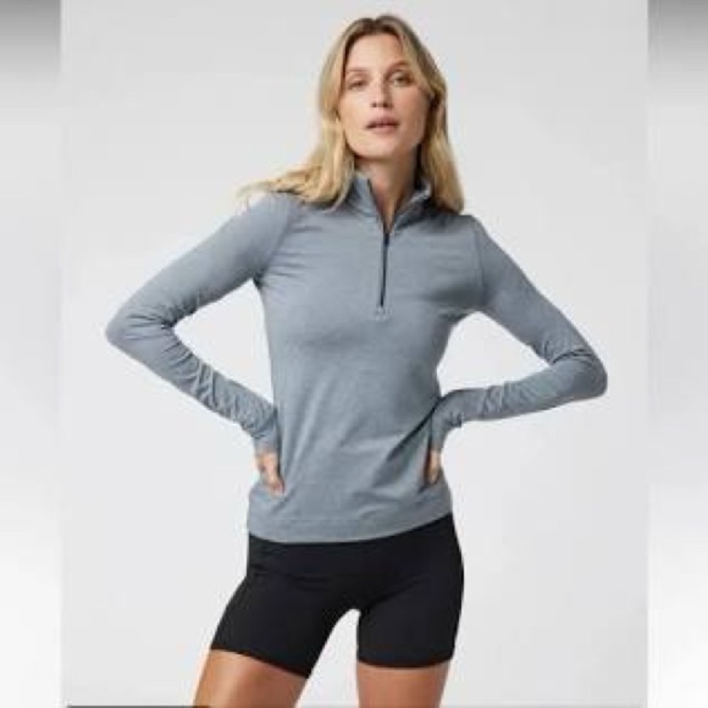 Vuori halo essential half zip pullover small